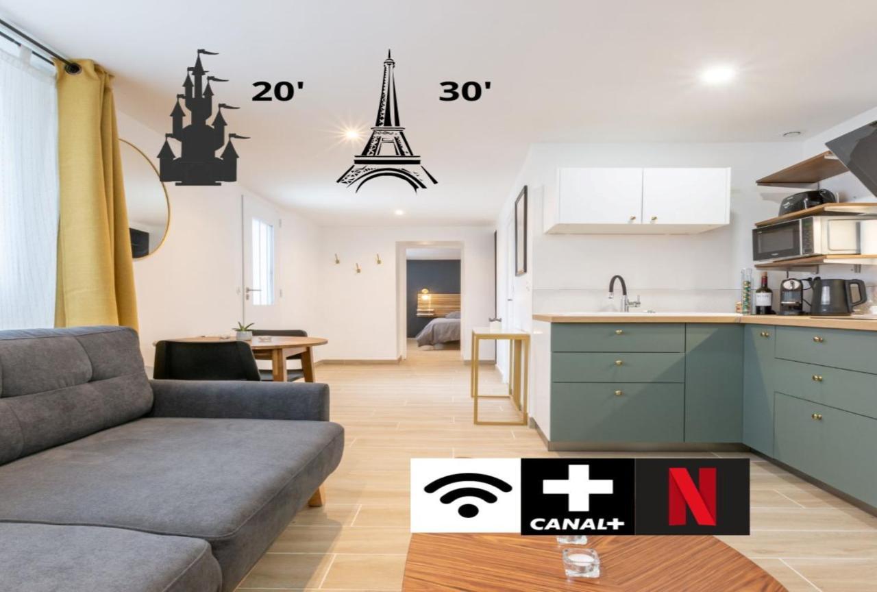 Calme Absolu, Terrasse Et Parking Entre Paris Et Disney Vaires-sur-Marne Extérieur photo